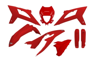 Sada plastů motocyklu UFO PLASTIC BODY KIT pro BETA 2T RR 125/200/250/300 rok 2020-2022 barva červená  