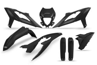 Sada plastů motocyklu UFO PLASTIC BODY KIT pro BETA 2T RR 125/200/250/300 rok 2023-2024 barva černá  