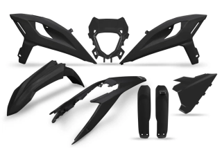 Sada plastů motocyklu UFO PLASTIC BODY KIT pro BETA 4T RR 350/390/400/430/480 rok 2025-2026 barva černá