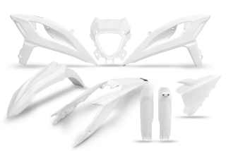 Sada plastů motocyklu UFO PLASTIC BODY KIT pro BETA 2T RR X-PRO 200/250/300 rok 2025-2026 barva bílá