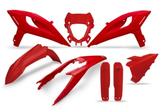 Sada plastů motocyklu UFO PLASTIC BODY KIT pro BETA 2T RR 125/200/250/300 rok 2025-2026 barva červená  