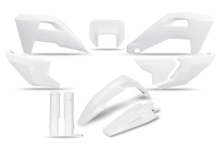 Sada plastů motocyklu UFO PLASTIC BODY KIT pro HUSQVARNA FE 350/450/501 rok 2024-2026  barva bílá