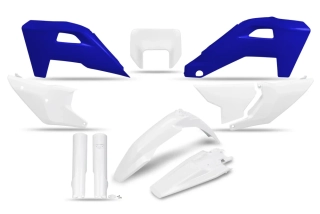 Sada plastů motocyklu UFO PLASTIC BODY KIT pro HUSQVARNA TE 250/300 HERITAGE rok 2025-2026  barva bílá/modrá