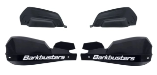 Sada motocyklových krytů páček BARKBUSTERS HANDGUARDS VPS bez montážní sady, pár, barva černá/bílá 