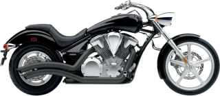 Kompletní výfuk motocyklu COBRA SPEEDSTER SWEPT EXHAUST SYSTEM pro HONDA VT 1300 FURY rok 2010-2019 barva černá