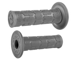 Motokrosové jednovrstvé rukojeti - mx gripy ODI ROGUE MX SINGLE PLY GRIPS zavřené konce, barva šedá 