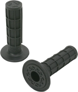 Motokrosové jednovrstvé rukojeti - mx gripy ODI RUFFIAN MX FULL WAFLE SINGLE PLY GRIPS zavřené konce, full vafle barva černá