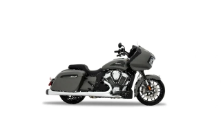 Koncovky výfuku RINEHART RACING SLIP ON MUFFLERS 4.5" DBX45 typ 500-0565-SLASH pro INDIAN SPRINGFIELD DARK HORSE ROK 2018-2025 viz popis, barva chromová/černé zakončení 