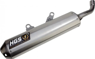 Koncovka výfuku HGS SILENCER pro SUZUKI RM 85 rok 2002-2026 grey/steel RT-802-SSG