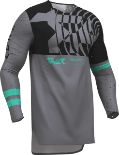 Lehký a pružný motokrosový - enduro dres THOR SPORTMODE MIND barva šedá/černá
