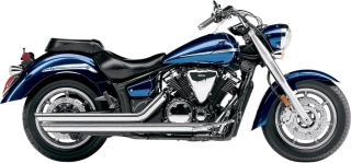 Kompletní výfuk Cobra Speedster Slashdown Exhaust System pro Yamaha XVS 1300 Midnight Star/V Star rok 2007-2014 viz popis, barva chromová 
