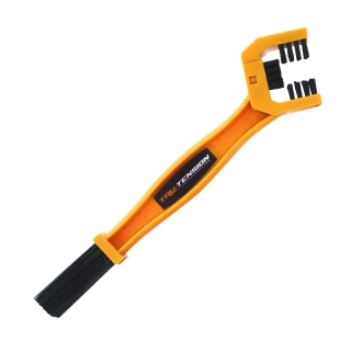 Kartáč pro čištění motocyklového řetězu TRU TENSION CHAIN BRUSH M003 barva oranžová