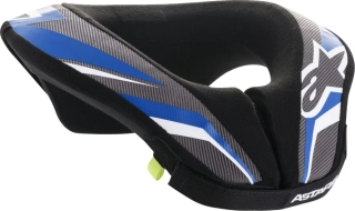 Dětský chránič krku pro motokros, MTB a karting ALPINESTARS SEQUENCE YOUTH NECK ROLL MODRÁ/ČERNÁ vel. L/XL pro dorost od 10-14-ti let