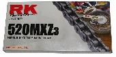 Motocyklový řetěz 520 RK MXZ3 120čl určený pro motocross