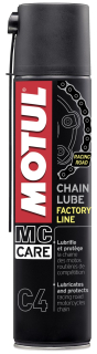 Mazivo na řetězy MOTUL CHAIN LUBE FACTORY LINE C4 obsah 400ml