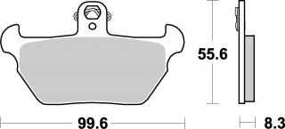 Brzdové destičky BMW K 1100 RS 93-96