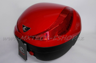Moto kufr COOCASE V28 FUSION červený lak 