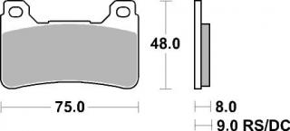Brzdové destičky BREMBO pro HONDA CBR 1000 RR 04-16