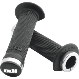 ATV gripy ODI GRIPS RUFFIAN LOCK ON BLACK SILVER CLAMP 120 mm