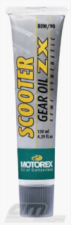 Polosyntetický skútrový převodový olej MOTOREX SCOOTER GEAR OIL ZX  80W90 balení 130ml