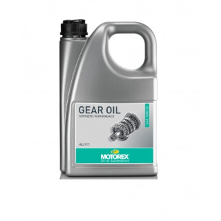 Speciální syntetický převodový olej pro odděleně mazané převodovky ve 2-taktních motocyklech MOTOREX GEAR OIL 10W 30 (80W/85) balení 4 litry