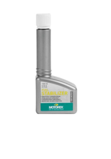 a Palivové aditivum pro 2T a 4T ke konzervaci paliva při dlouhodobém uskladnění MOTOREX FUEL STABILIZER 125 ml 