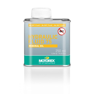 Speciální olej pro hydraulické systémy spojek a brzd/hydraulický olej spojek MOTOREX HYDRAULIC FLUID 75 balení 250 ml