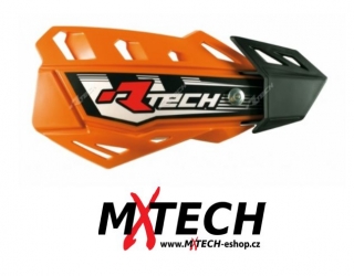 Chrániče páček RTECH FLX cross/enduro oranžová
