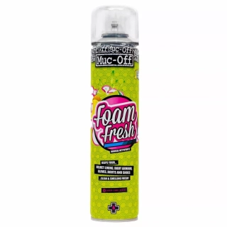 Čistič interiéru přileb, chráničů, botů a obuvi MUC-OFF FOAM FRESH SANITIZER  400ML 