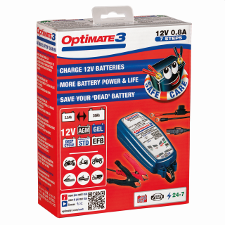 Nabíječka baterií TECMATE OPTIMATE 3 (12V/0,8A) TM430