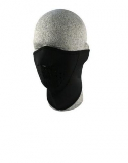 Ochranná neoprenová maska na obličej ZANHEADGEAR black, 3 panel