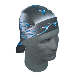 Šátek na hlavu / pirátka ZANHEADGEAR FLYDANNA HEADWRAPS Z354 Tank flame, blue
