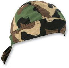 Šátek na hlavu ZANHEADGEAR FLYDANNA HEADWRAPS Woodland camo