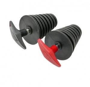 Zátka - špunt výfuku DRC Silencer Plug Large červená 4T
