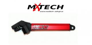 Kartáč na čištění řetězu DRC CHAIN BRUSH ČERVENÝ