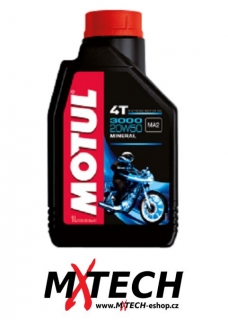 Minerální olej MOTUL 3000 4T 20W50 balení 1 litr 