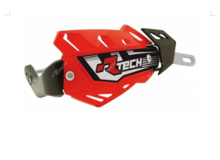 Chrániče páček RTECH FLX ALU červené včetně montážní sady