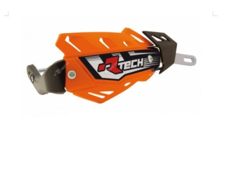 Chrániče páček RTECH FLX ALU oranžové včetně montážní sady