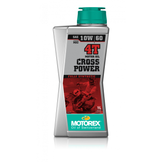 Plně syntetický vysoce výkonný motorový olej MOTOREX CROSS POWER 4T 10W 60 balení 1 litr