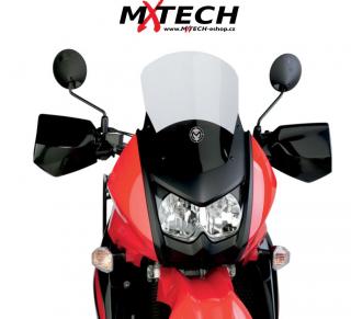Turistické plexi na motocykl MOOSE RACING ADVENTURE KAWASAKI KLR 650 08-14 čirá 