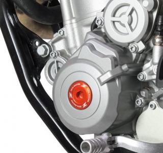 Zátka motoru boční ZETA Engine Plugs KTM SX-F / EXC-F oranžová
