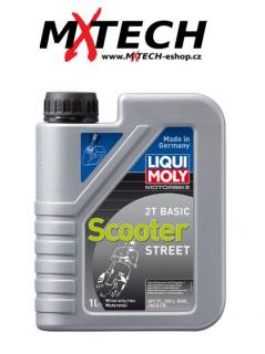 Minerální motorový olej LIQUI MOLY Motorbike 2T Basic Scooter balení 1 litr