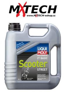 Minerální motorový olej LIQUI MOLY Motorbike 2T Basic Scooter balení 4 litry