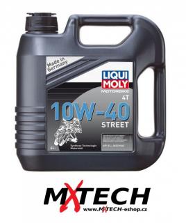Polosyntetický motorový olej LIQUI MOLY Motorbike 4T 10 W-40 Street 4 l