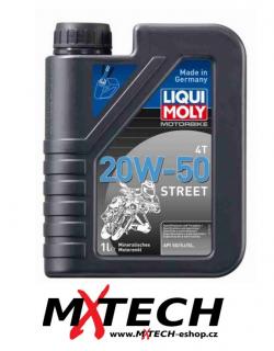 Minerální motorový olej LIQUI MOLY Motorbike 4T 20W-50 Street 1 litr 