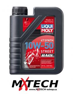 Plně syntetický motorový olej LIQUI MOLY Motorbike 4T Synth 10 W-50 Race 1 litr 