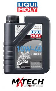 Polosyntetický motorový olej LIQUI MOLY Motorbike 4T 10W40 Street 1 litr 