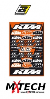 Sada polepů na moto BLACKBIRD KTM