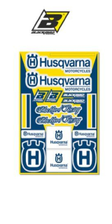 Sada polepů na moto BLACKBIRD HUSQVARNA