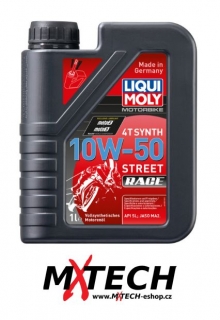 Plně syntetický motorový ole LIQUI MOLY Motorbike 4T Synth 10W-50 Race 4 l